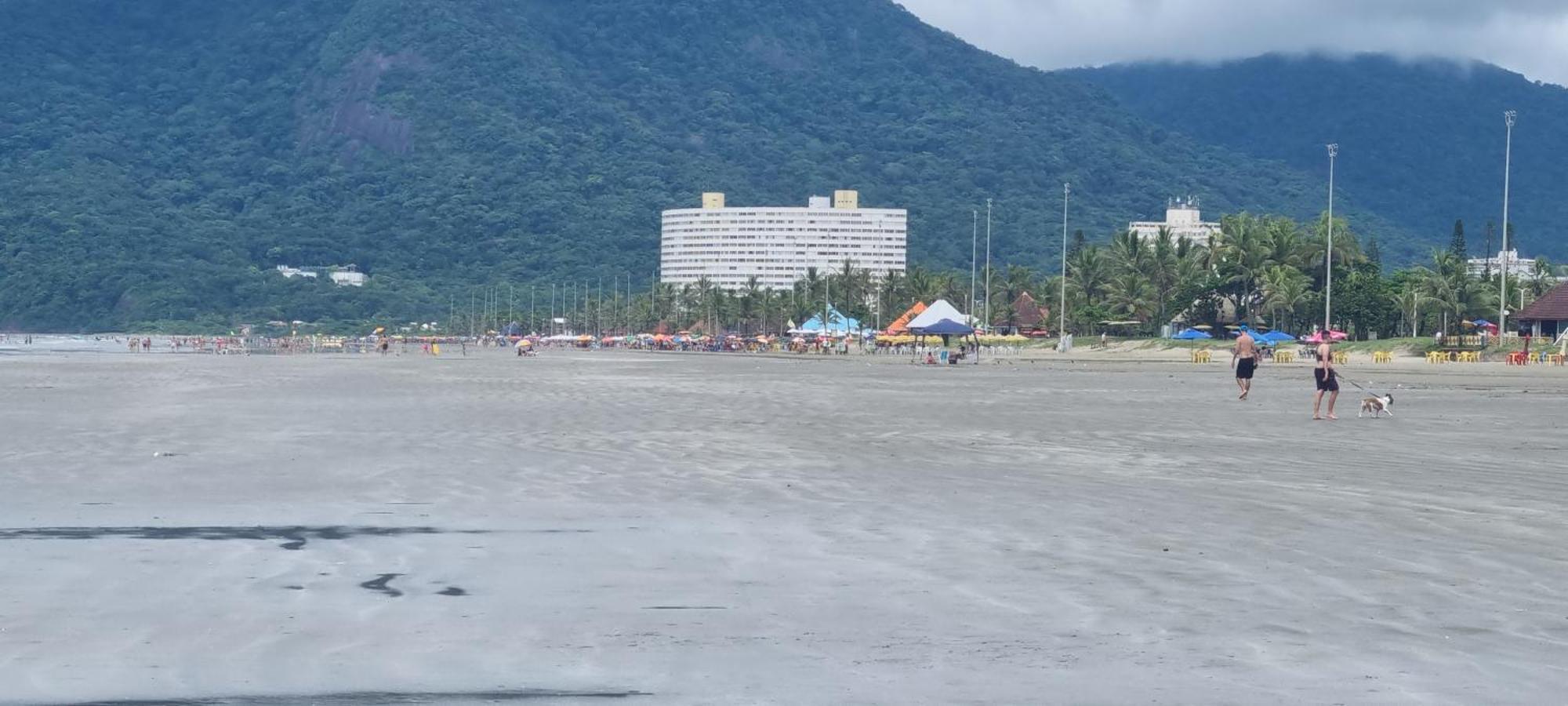 Apto Em Frente Ao Mar - Predio Redondo Peruíbe Exterior foto